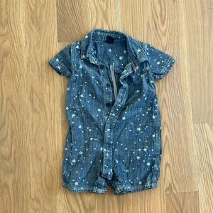 Baby gap denim romper 12-18M